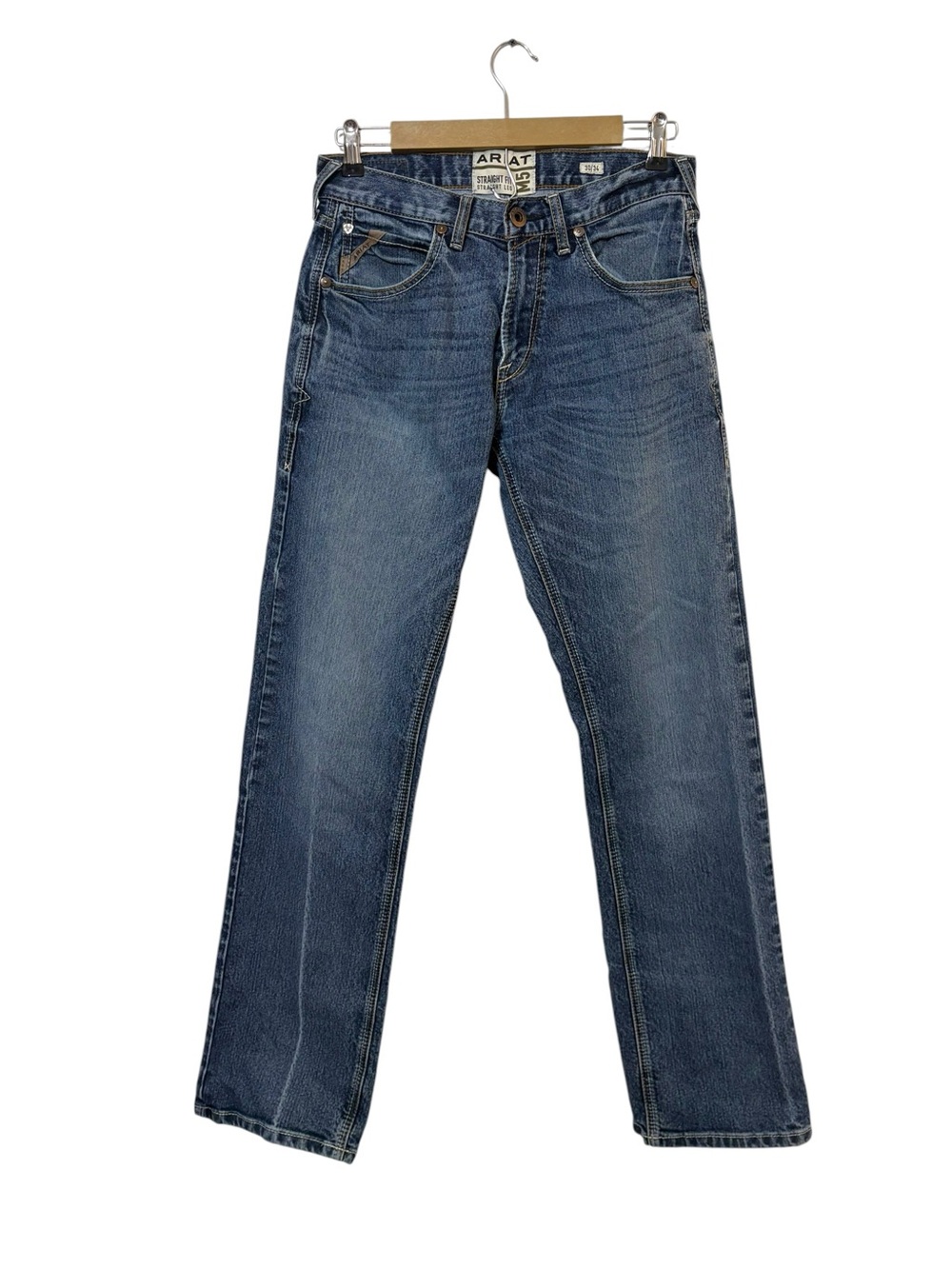 Ariat M5 Whitman Straight Fit Size 30 Jeans Western Workwear Utility Denim